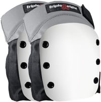 Triple Eight Street Knee Pads - grey w/ white cap