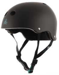 Triple Eight Tony Hawk THE Certified Sweatsaver Skate Helmet - black rubber