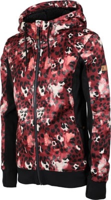 Roxy Women's Frost Printed Hoodie - oxblood red leopold - view large