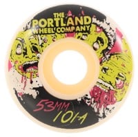 Portland Wheel Company Thrillers Skateboard Wheels - white (101a)