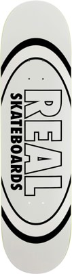 Real Team Classic Oval 8.38 Skateboard Deck - white - view large