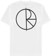 Polar Skate Co. Kids Stroke Logo Jr T-Shirt - white/black - reverse