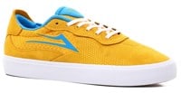 Lakai Essex Skate Shoes - gold blue suede