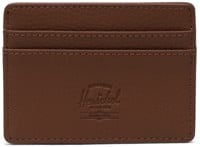 Herschel Supply Charlie RFID Vegan Leather Wallet - saddle brown