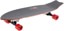 Sector 9 Wavepark Cycles 30.25" Complete Cruiser Skateboard - black trucks / red swirl wheels - angle