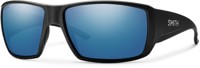 Smith Guide's Choice Polarized Sunglasses - matte black/chromapop blue mirror polarized lens