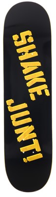 Shake Junt Spray 8.25 Skateboard Deck - yellow/yellow - view large