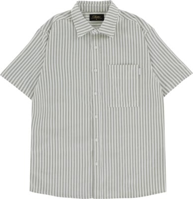 Tactics Trademark S/S Shirt - moss stripe - view large