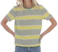 Volcom Women's Hypen On Strypes T-Shirt - lime