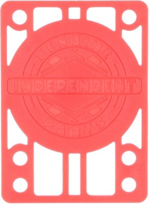 Independent Genuine Parts Skateboard Riser Pads - red - view large
