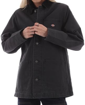 Dickies Women's Duck Canvas Chore Jacket - black - view large
