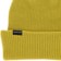 Burton Recycled All Day Long Beanie - sulfur - front detail