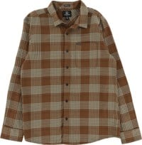 Volcom Caden Plaid Flannel Shirt - mud
