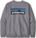 Patagonia P-6 Logo Uprisal Crew Sweatshirt - gravel heather - reverse