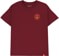 Spitfire Kids Bighead Classic T-Shirt - maroon/red-yellow - front