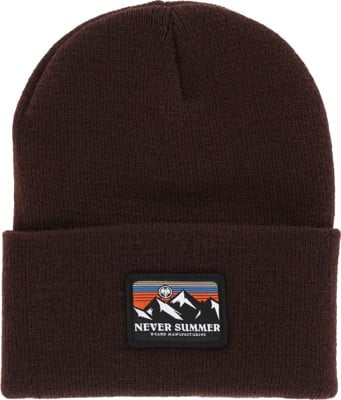 Never Summer Retro Sunset Cuffed Beanie - brown - view large
