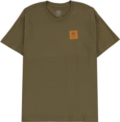 Never Summer Small Square Eagle T-Shirt - military green - view large