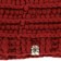 Volcom Rav Crochet Beanie - maroon - reverse detail