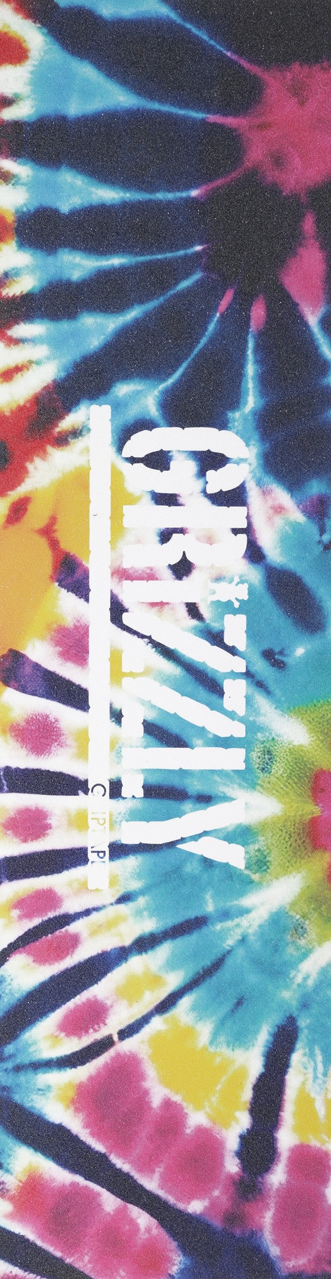 Grizzly Tie Dye Stamp Print Skateboard Grip Tape Tie Dye 2 Tactics