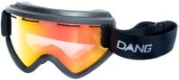 Dang Shades OG Snow Goggles + Bonus Lens - black/fire mirror + yellow lens