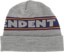 Independent Bar Logo Beanie - dark grey - reverse
