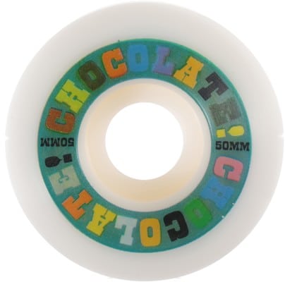 Chocolate Halftime Conical Skateboard Wheels - white/blue (99a) - view large