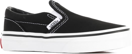 Vans Kids Classic Slip-On Shoes - black/true white - view large