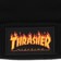 Thrasher Flame Patch Beanie - black - front detail