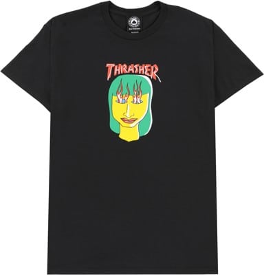 Thrasher Talk Shit By Gonz T-Shirt - black - view large