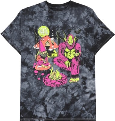 Metal Gnome Meets Bigfoot T-Shirt - black/grey - view large