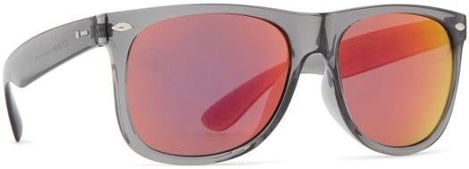 Dot Dash Kerfuffle Polarized Sunglasses - grey satin/black fire chrome polarized lens - view large