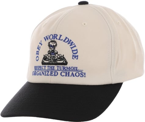Obey Chaos Snapback Hat - cream - view large