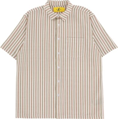 Former Reynolds Striped S/S Shirt - ochre - view large