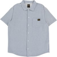 RVCA Dayshift Stripe II S/S Shirt - chambray