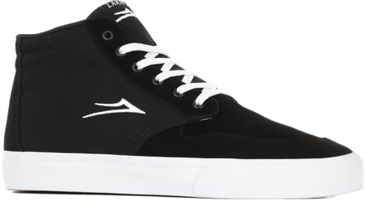 Lakai Riley 3 High Skate Shoes - black suede - view large