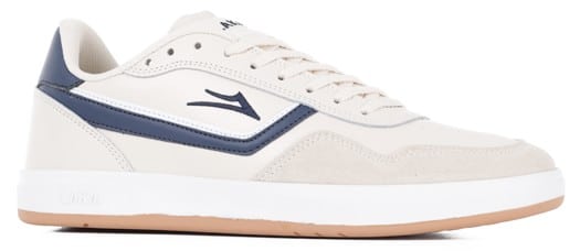 Lakai Terrace Skate Shoes - cream/navy suede - view large