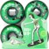 Slime Balls Jay Howell Speed Balls Skateboard Wheels - green (99a) - package