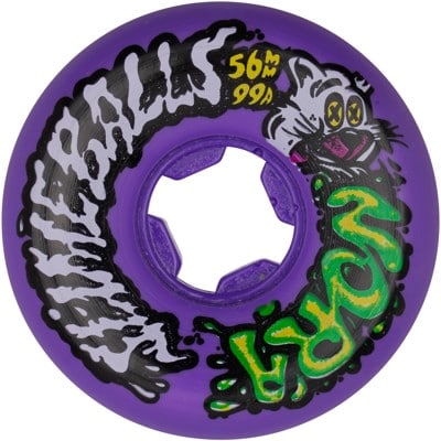 Slime Balls Nora Guest Vomit Mini Skateboard Wheels - purple (99a) - view large