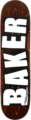 Baker Brand Logo Veneer 8.25 Skateboard Deck - brown - view large