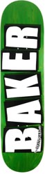Baker Brand Logo Veneer 8.25 Skateboard Deck - green