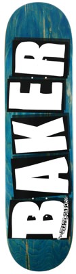 Baker Brand Logo Veneer 8.5 Skateboard Deck - blue - view large