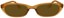 Glassy Hooper Polarized - zest/brown polarized lens - front detail