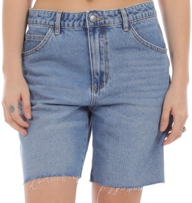 RVCA Women's Crawford Long Shorts - 90s blue - view large