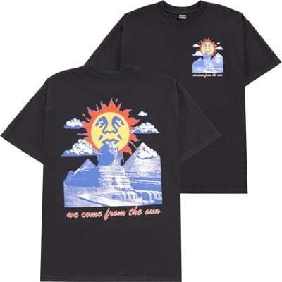 Obey We Come From The Sun T-Shirt - vintage black - view large