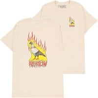 Anti-Hero Flame Pigeon T-Shirt - natural