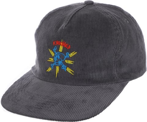 Krooked Style KR Snapback Hat - charcoal - view large