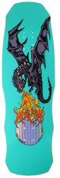 Welcome Firebreather 9.75 Dark Lord Double Driller Shape Skateboard Deck - teal