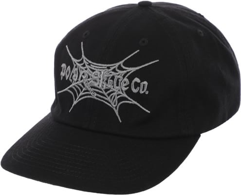 Polar Skate Co. Spiderweb Snapback Hat - black - view large