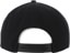 Polar Skate Co. Spiderweb Snapback Hat - black - reverse