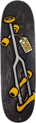 Black Label Crutch 9.5 Egg Shape Skateboard Deck - black - view large